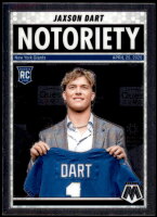 2025 Jaxson Dart Panini Mosaic - Notoriety (#:11) (Stock: 1) - $6.00