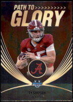 2025 Ty Simpson Bowman Chrome University - College Path To Glory (#:17) (Stock: 1) - $2.50