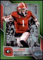 2025 Talyn Taylor Bowman Chrome University - Lime Green Refractor (#'d to 275) (#:180) (Stock: 1) - $3.00