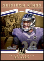 2017 Ed Reed Donruss - All-Time Gridiron Kings Studio Series (#'d to 100) (#:23) (Stock: 1) - $3.50