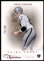 2011 Dave Casper Prime Signatures - Prime Proof Red (#'d to 99) (#:45) (Stock: 1) - $3.00