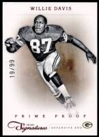 2013 Willie Davis DE Prime Signatures - Prime Proof Red (#'d to 149) (#:175) (Stock: 1) - $4.00