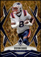 2025 Stefon Diggs Panini Phoenix - Orange Lazer Prizm (#'d to 35) (#:13) (Stock: 1) - $2.50