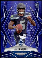 2025 Jalen Milroe Panini Phoenix - Rookie Purple Lazer Prizm (#'d to 249) (#:151) (Stock: 1) - $3.50