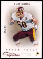 2011 Russ Grimm Prime Signatures - Prime Proof Red (#'d to 99) (#:151) (Stock: 1) - $2.50