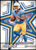 2025 Omarion Hampton Rookies and Stars - Rookie (#:166) (Stock: 5) - $2.50