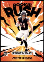 2025 Colston Loveland Rookies and Stars - Rookie Rush (#:4) (Stock: 1) - $1.50