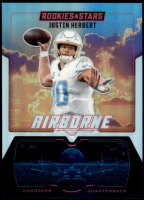 2025 Justin Herbert Rookies and Stars - Airborne Silver Prizm (#:5) (Stock: 1) - $2.00