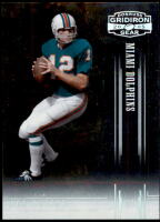 2005 Bob Griese Donruss Gridiron Gear - Silver (#'d to 250) (#:12) (Stock: 1) - $2.50