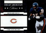 2005 Richard Dent Leaf Rookies And Stars - Great American Heroes White (#'d to 750) (#:GAH-21) (Stock: 1) - $2.50