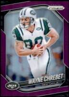 2025 Wayne Chrebet Panini Prizm - Purple Prizm (#'d to 125) (#:295) (Stock: 1) - $3.00