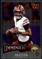2025 Jayden Daniels Topps Chrome - 1975 Topps (#:1975-34) (Stock: 1) - $2.50