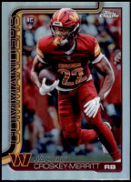 2025 Jacory Croskey-Merritt Topps Chrome - Rookie Refractor (#:387) (Stock: 1) - $5.00