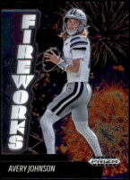 2025 Avery Johnson Panini Prizm Black - Fireworks (#:7) (Stock: 1) - $2.00