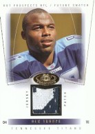 2004 Ben Troupe Fleer Hot Prospects - Patch Rookie (#'d to 350) (#:100) (Stock: 1) - $15.00