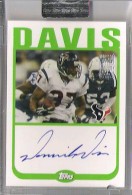 2004 Domanick Davis Topps Signature - Autograph Blue (#:ADD) (Stock: 1) - $25.00