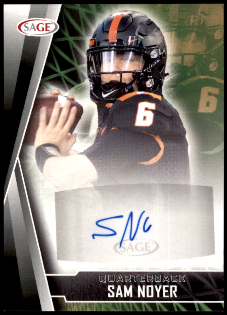 Breece Hall 2022 Panini Elements Steel Signatures Black On Card