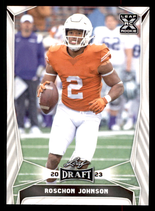 Roschon Johnson Football Cards - Football Singles and Rookie Trading Cards